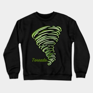 green tornado Crewneck Sweatshirt